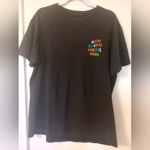 Anti Social Social Club Men's Black T-Shirt - Picture 1 of 3